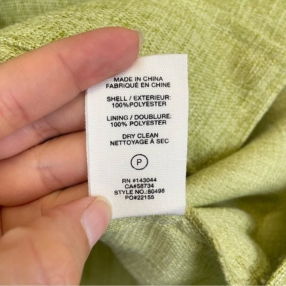 Avec Les Filles Green Hooded Utility Short Jacket Size Large - Picture 9 of 10